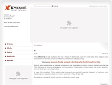 Tablet Screenshot of kyknos.maxdesign.pl